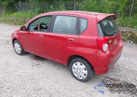 2009 Pontiac G3 из США, поврежденный, VIN KL2TD66E09B647915